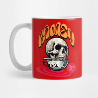 Skull Ramen Delight - 'Ramen All Day' Exclusive Design Mug